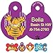 GoTags Personalized Engraved Garfield & Odie Pet ID Tags for Dogs and Cats