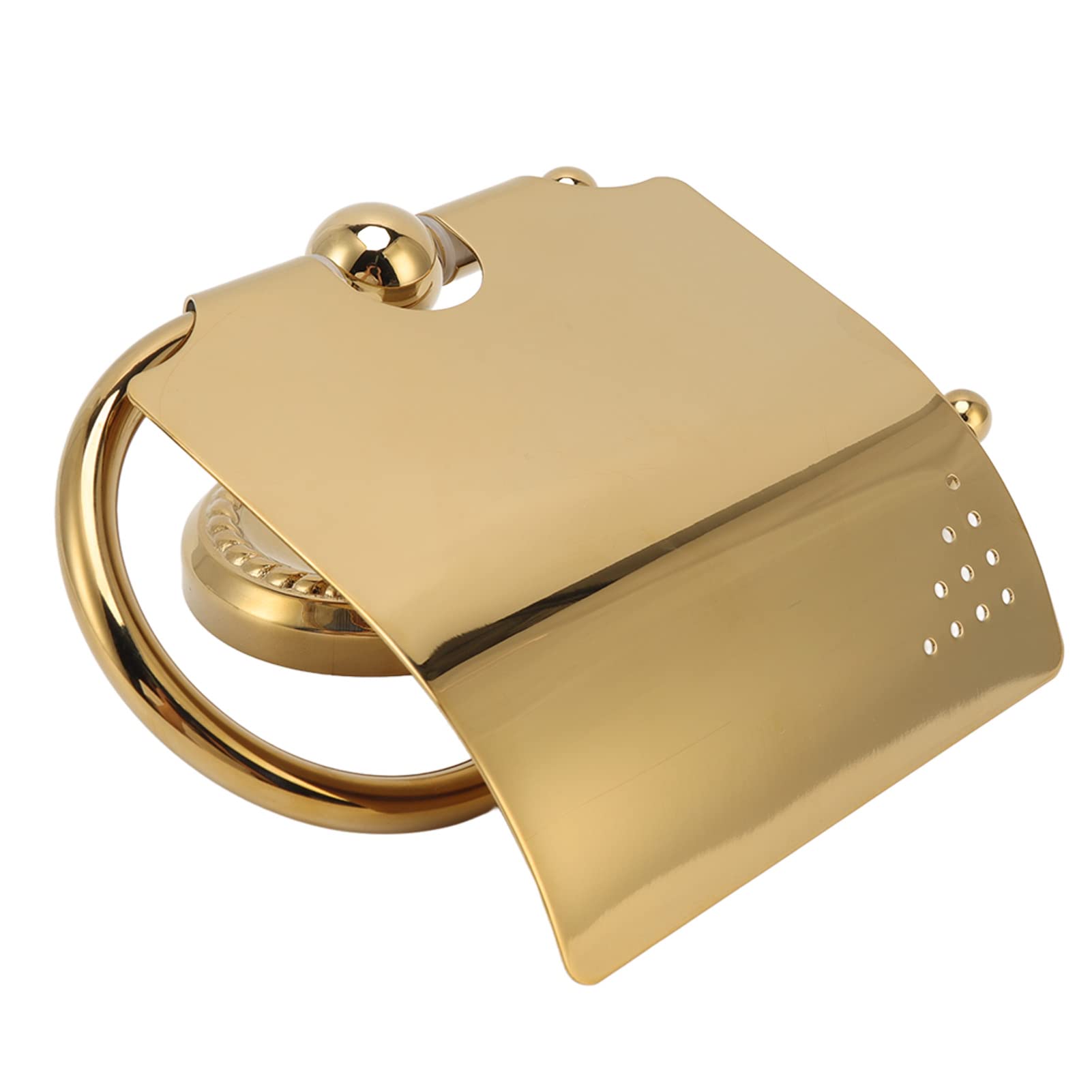 Porta asciugamani di carta Ottone Acciaio inossidabile Aspetto squisito Elevata durezza Portarotolo a parete Asta lunga per bagno