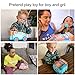 Baby Toy Phone Cartoon Baby Piano Music Light Toy Children Pretend PhoneToy Gift Game Boy Girl Early Education Gift Blue (18 M+)