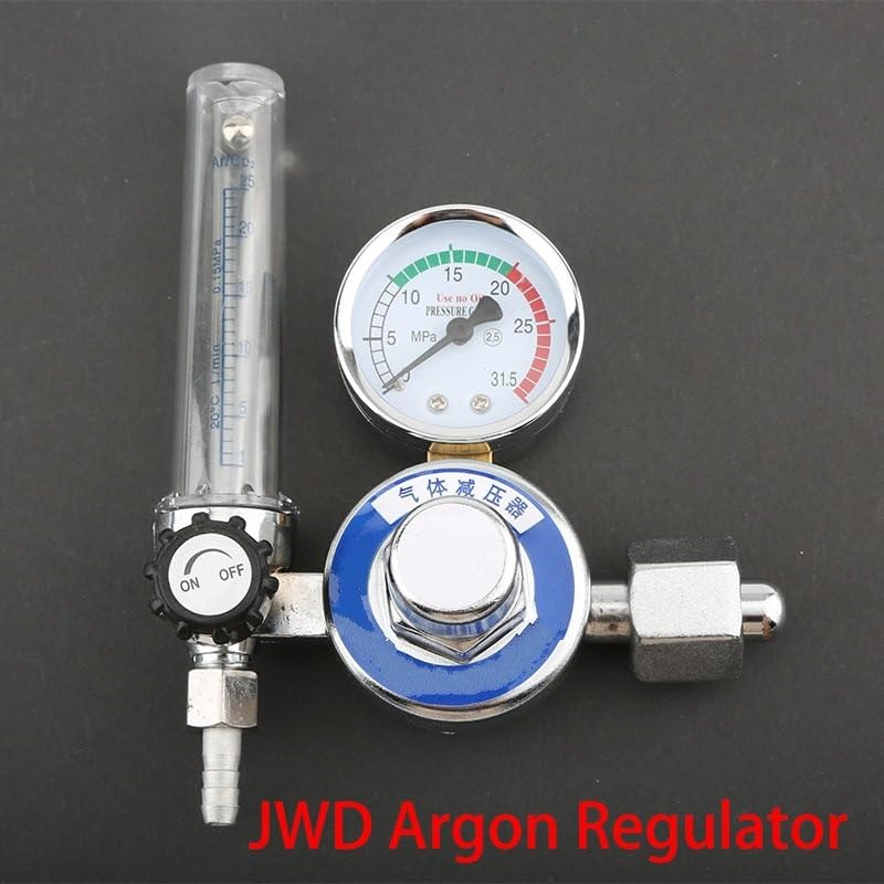 Reduktor do gazu Regulator regulacji argonowej Regulator gazu przepływu G5/8 "0-25MPA przepływomierza spawania spawania spawania Regulator Argon manometr(HLD (copper))