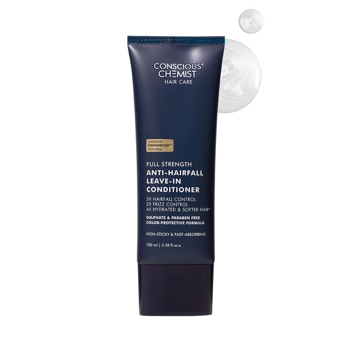 Conscious Chemist® Full Strength Anti-Hairfall Leave in Conditioner | With Rosemary Oil & Ceramides | Deep Conditioning, Strengthens Hair & Reduces Frizz | StrandBoost™️ Technology | For All Hair Types | Women & Men | 100ml-picture-34