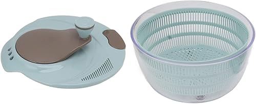 Miniatura 8 de Salad Spinner, Multifunctional Salad Spinner Plastic Time and Effort Saving Fruit Spinner Fast Mixing Washable Rotatable Veggie Washer Dryer Lettuce