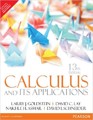 Calculus & Its Applications 9332535248 Book Cover