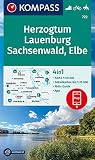 KOMPASS Wanderkarte 722 Herzogtum Lauenburg, Sachsenwald, Elbe 1:50.000: 4in1 Wanderkarte mit Aktiv Guide und Detailkarten inklusive Karte zur offline ... in der KOMPASS-App. Fahrradfahren. Reiten.