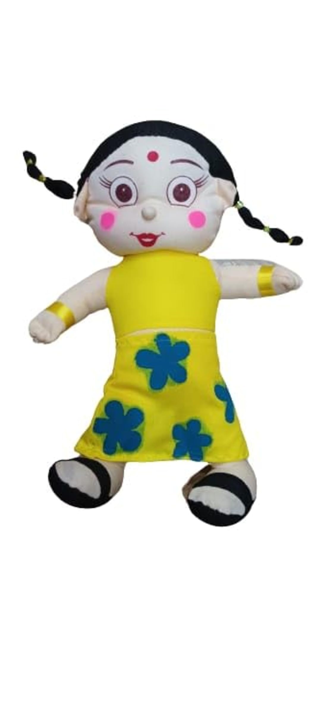 Gift Baba Chutkili Action Figure Soft Toys 34 cm (Yellow)
