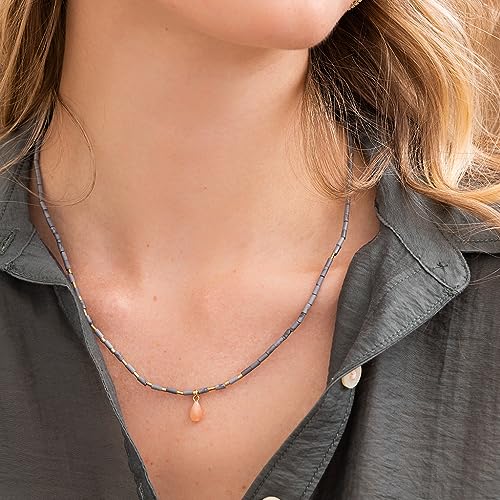 Scout Curated Wears - Teardrop Stone Wrap Pyrite/Fuchsia/Gold - Stone of Positive Energy2