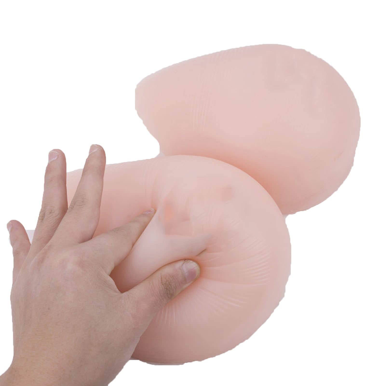 Sujetador sin Tirantes, Silicona Adhesiva Invisible Invisible Push Up Sexy Sujetador, Forma de Pecho Bra Bra, para mastectomía Crossdresser Cosplay, Color de la Piel 300g