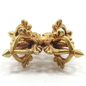 ◆チベット密教法具 法螺貝（シャンカ）羯磨（カツマ)-2 チベット密教法具 法螺貝シャンカ羯磨カツマ)-3 ◇チベット密教