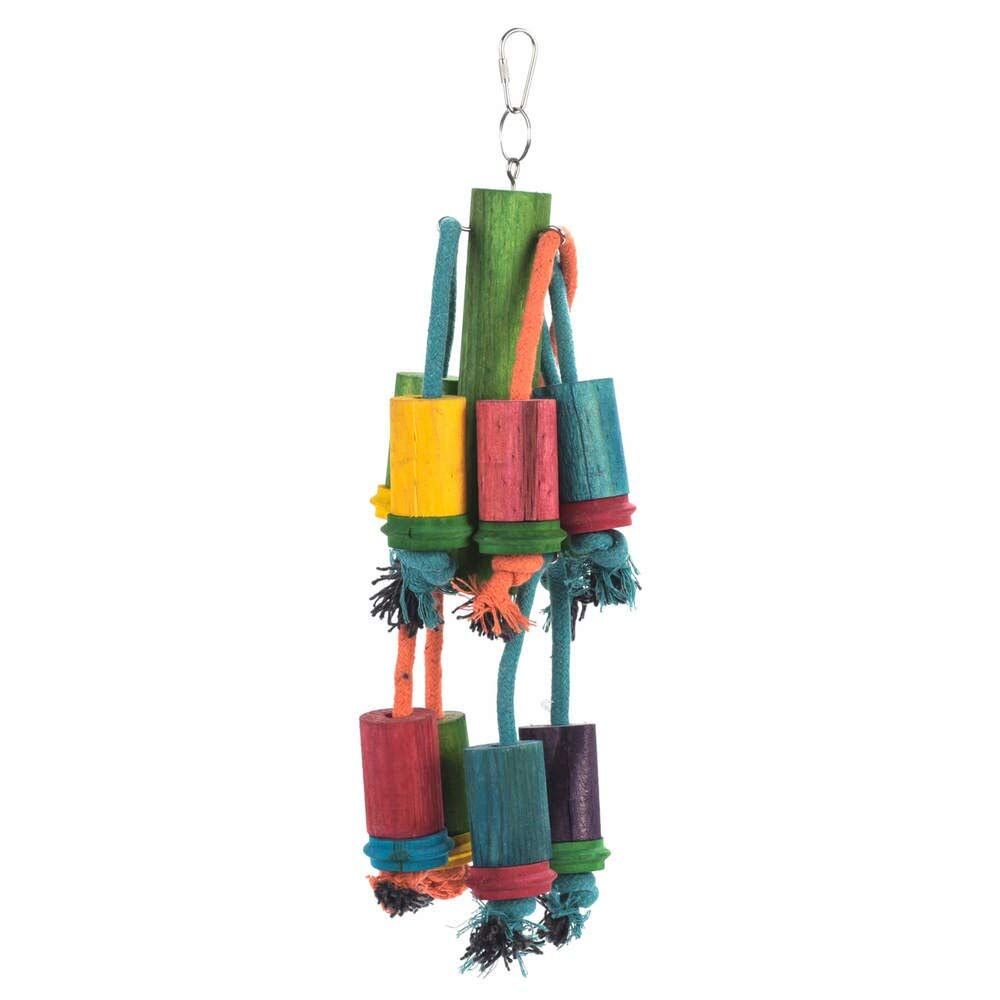 Busy Bagel Chew & Preen Hanging Parrot Toy — view 10