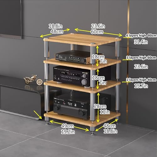Szafka do przechowywania multimediów, stojak na telewizor narożny do centrum rozrywki, konsola odtwarzacza płyt stereo, szafka stereo i półki do gier, stylowy i funkcjonalny design do domowej rozrywki