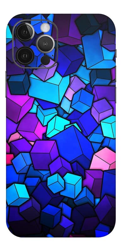 Image of Mobile Skin Sticker Compatible with Apple iPhone 12 Pro Skin Not Back Cover, Camera & Back Protector Mobile Skin Wrap; iPhone 12 PRO-KE-115