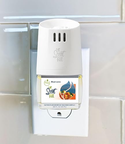 Miniatura 2 de Scent Fill Ambientador con enchufe Blue Lava, repuestos de aceite perfumado, 2 recambios + difusor
