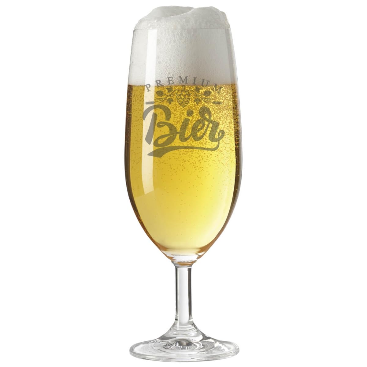 Leonardo Bicchiere Da Birra Tulipano Inciso Personalizzato – 280 Ml, Vetro Teqton Antigraffio, Regalo Per Papà E Uomini