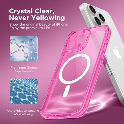 Coque iPhone 16 Pro compatible MagSafe protection appareil photo mate fille