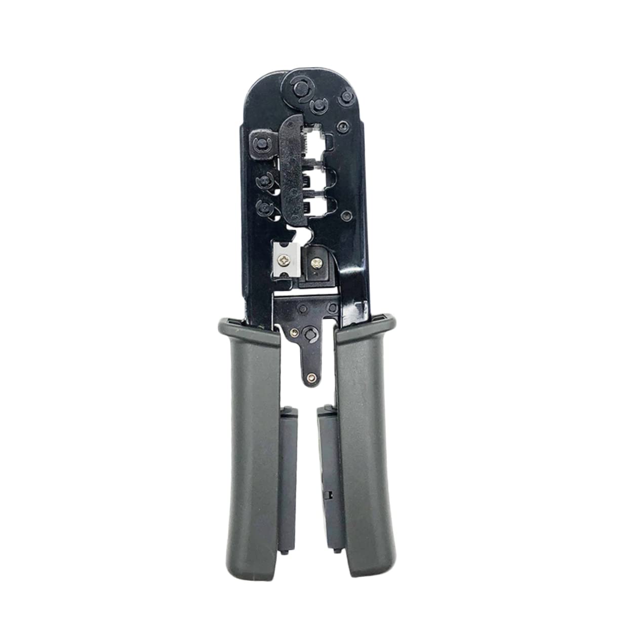 DOITOOL Herramienta Para Pelar Cables Alicates Para Crimpar Conectores Herramienta De Revisión Crimpadora Modular De Cables Herramienta Crimpadora Cortador Pelacables Multifunción Ethernet