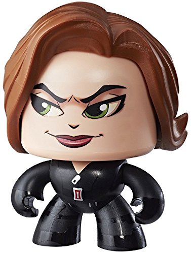 Image of Marvel Mighty Muggs Black Widow #5, 3.75-Inch Collectible Figure, Classic Character Design, Includes Display Case Package, for Kids Ages 6 and Up