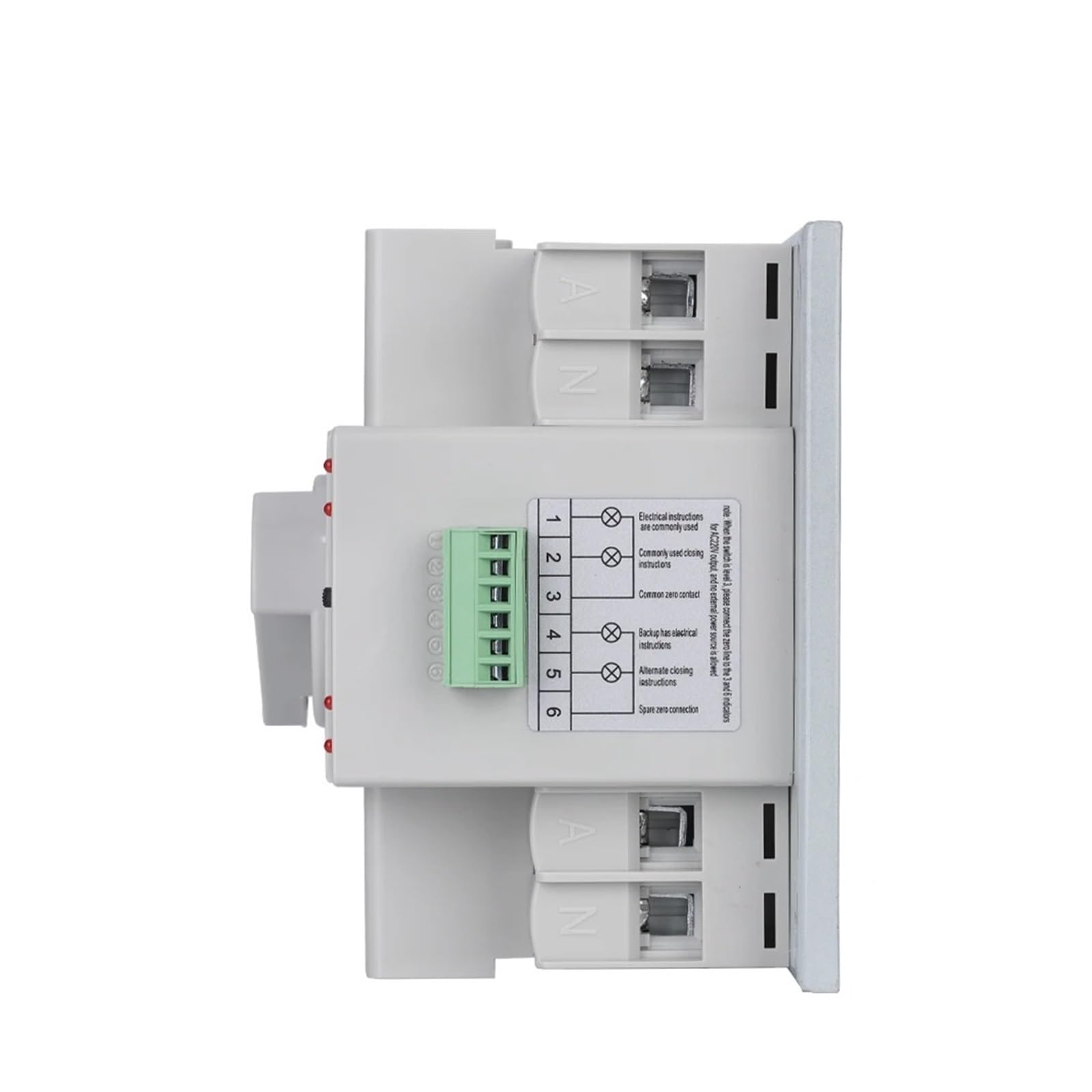 Interruptor de transferencia automática de doble potencia, disyuntores de | Conmutación, AC230V 2P 63A Automático/Manual