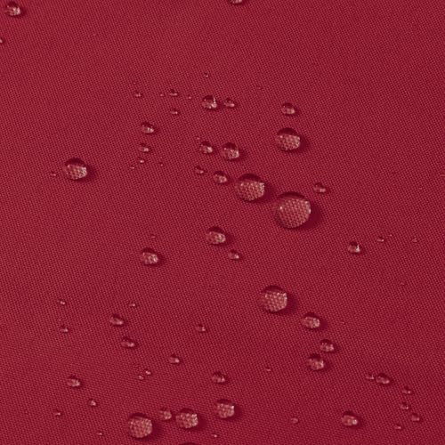 Image of N&Y HOME Fabric Shower Curtain or Liner with Magnets, Red | Hotel Quality, Machine Washable, Water Repellent, Standard Size