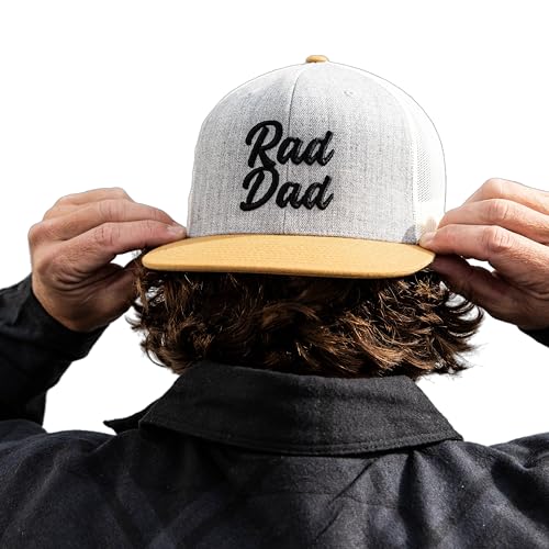 Image of DadBod Apparel DB - Rad Dad Snapback Hat - Baseball Cap for Fathers - Trucker Hat