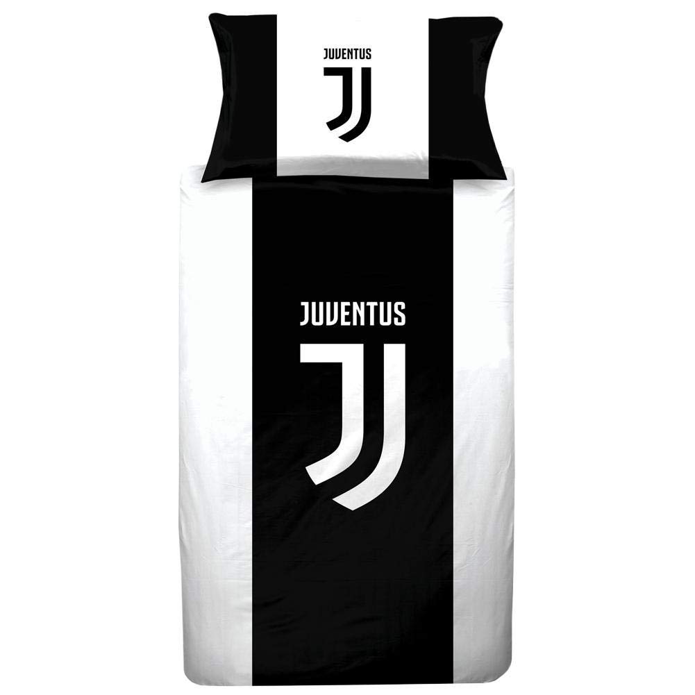 Club Licensed Juventus Crest Reversible Single Duvet Set (approx 200x135cm)