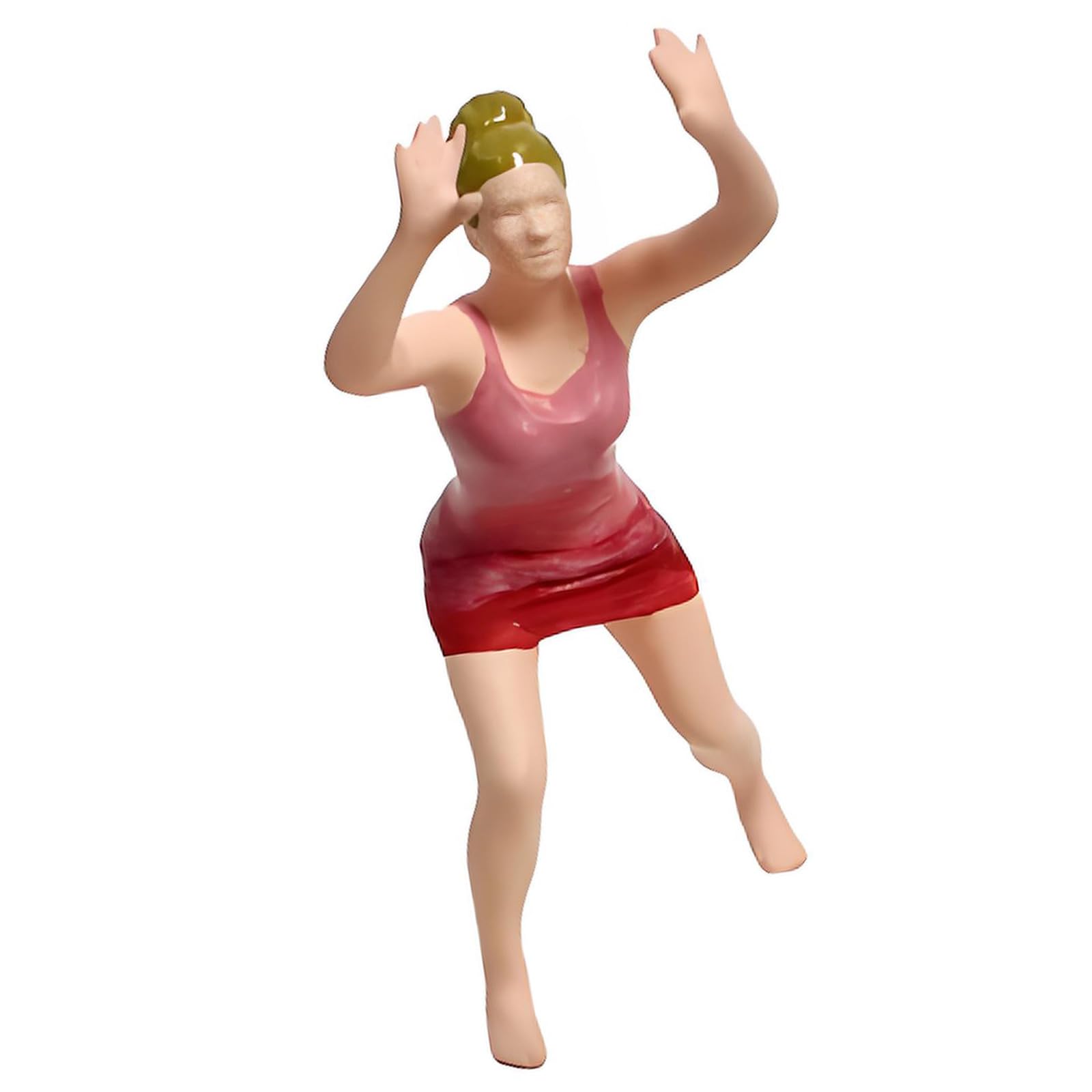 Hredyqw Beach Figure Model 1:64 Hand Painted Miniature Figure for Miniature Scenes Dioramas Props,Model Car Displays