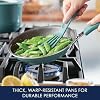 Rachael Ray Cook + Create Nonstick Frying Pan/Skillet, 8.5 Inch, Agave Blue #3
