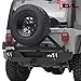 EAG Steel Rear Bumper with Tire Carrier Fit for 87-06 Wrangler TJ YJ