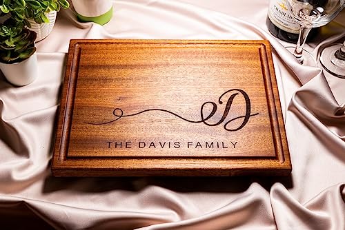 Tabla de cortar rectangular de madera personalizada miniatura 6