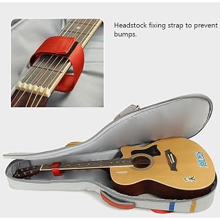 Hm Vicyy Oxford Guitar Bag,Housse Guitare Folk,Tour de Cou intégré,intérieur en Coton perlé rembourré 12 mm,avec 2… - Les Beatles, Paul McCartney, John Lennon, RIngo Starr, George Harrison Hm Vicyy Oxford Guitar Bag,Housse Guitare Folk,Tour de Cou intégré,intérieur en Coton perlé rembourré 12 mm,avec 2… – Image 4
