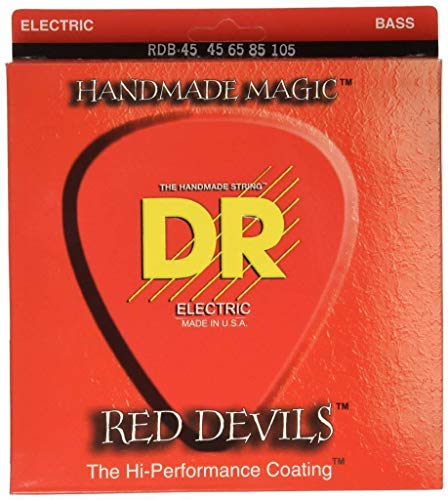 Jeu guitare basse DR RDB-45 Red Devils cordes Medium 45-105