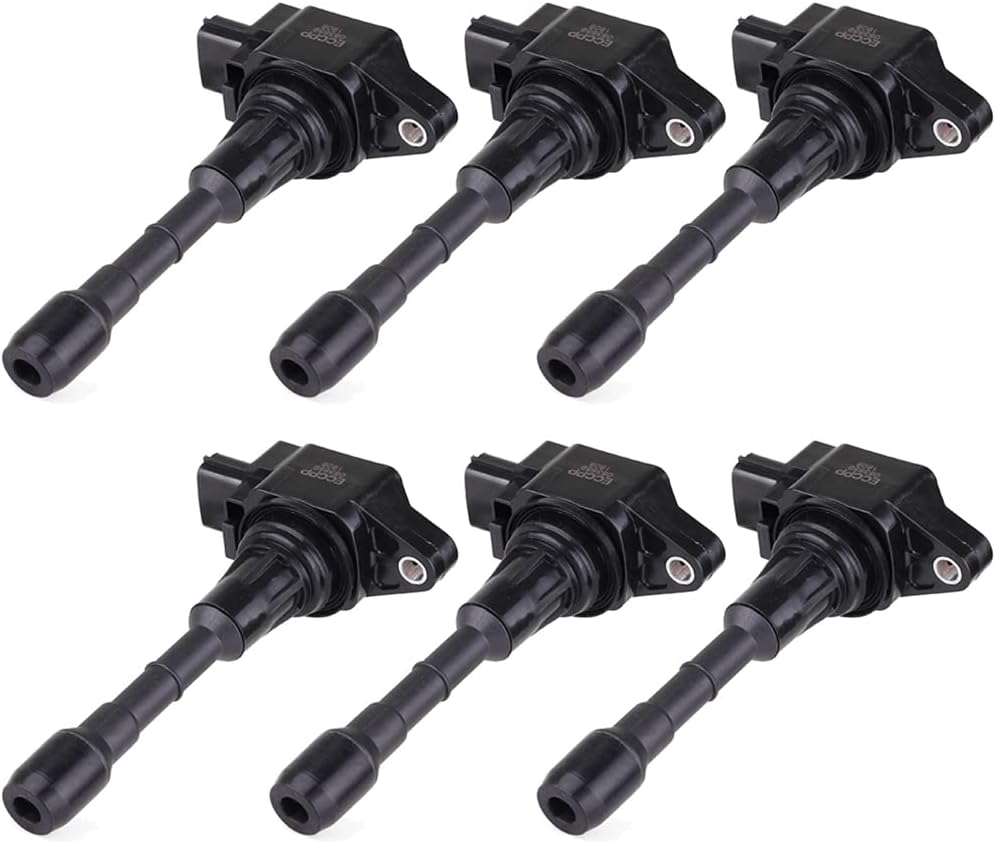 SCITOO Ignition Coils UF550 for Nissan Quest 3.5L 2011-2014 for Nissan Pathfinder 3.5L 2013-2014 for Nissan Murano 3.5L 2009-2014 for Infiniti EX35 3.5L 2008-2012 6pcs Ignition Coils