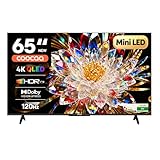 coocaa 164 cm (65 inch) 4K Ultra HD Smart Mini LED Google TV | QLED, HSR 120Hz, VRR, Dolby Vision - Atmos | 65MINI75Q