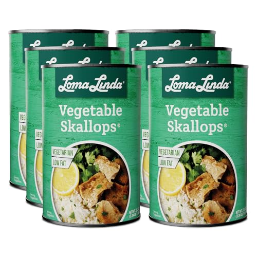 Loma Linda - Plant-Based - Vegetable Skallops (37.5 oz.) (Pack of 6)