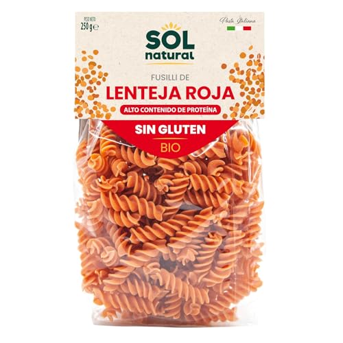 FUSILLI DE LENTEJA ROJA BIO SIN GLUTEN 300 g