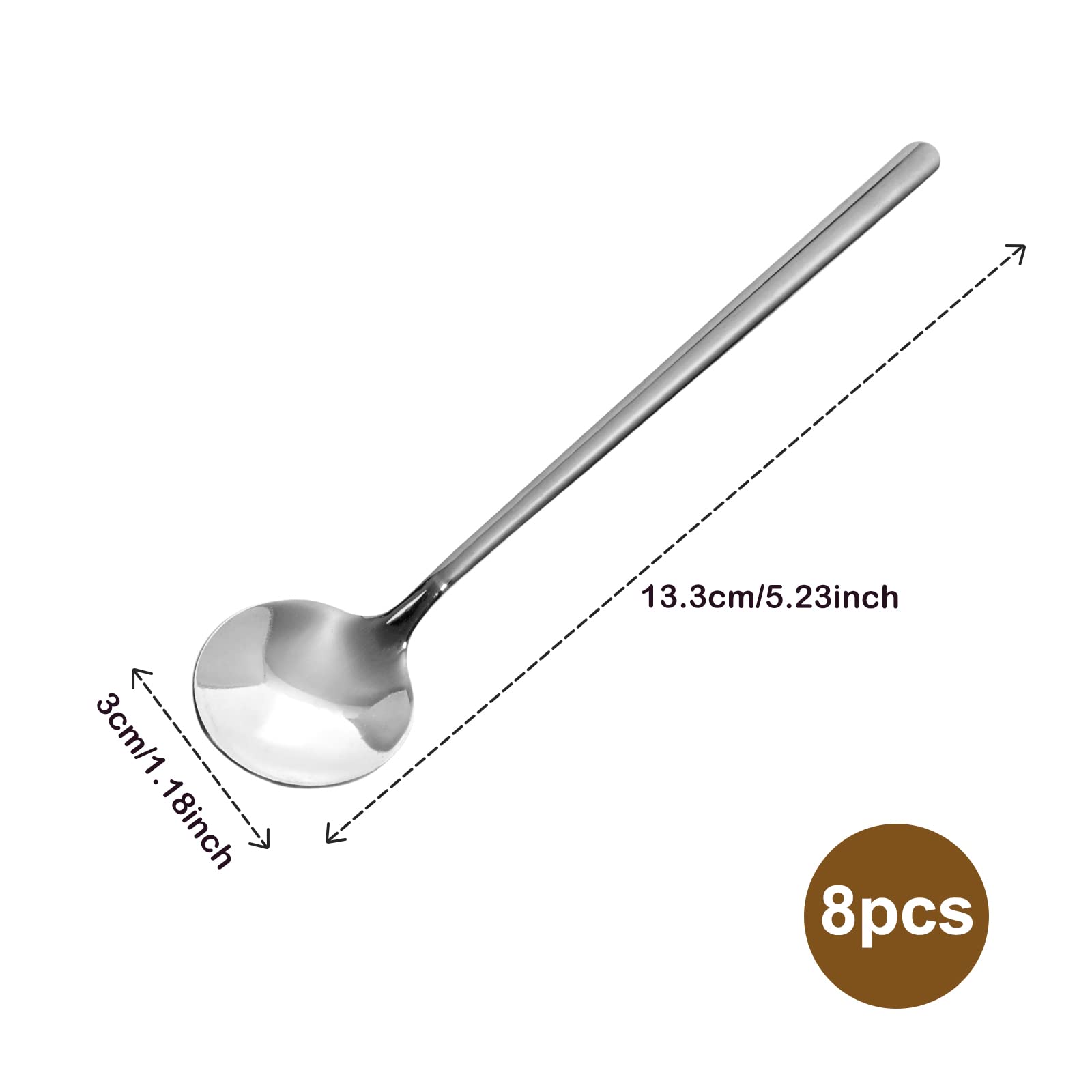 12 Pezzi Cucchiaino da Caffè in Acciaio Inox, Cucchiaio da Caffè Creativo, Cucchiaio da Zucchero, Forchette da Dessert in Acciaio Inox, per Frutta, Caffè, Dessert, Lavabili in Lavastoviglie (Oro