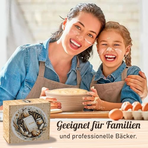 PUKPU Sauerteig Starter Set mit Gärkörbchen Oval und Brotbackzubehör – Ansicht 6