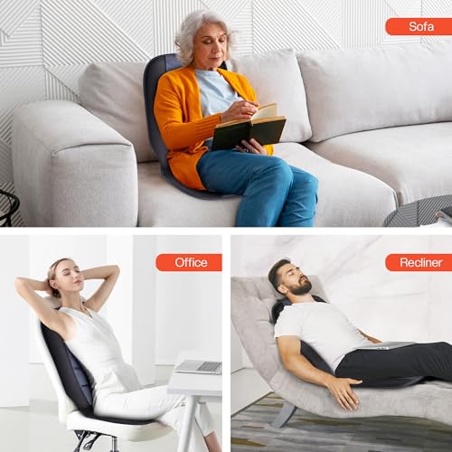Cili CL-2613 Massage Chair Pad,Back Massage With Heat,Massage Pad With 10 Vibration Motors,30-60-90 Minutes Heating Options,Chair Massager thumb #5