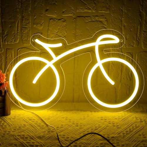 Bicycle Neon Sign for Wall Decor, Sport Bike Neon for