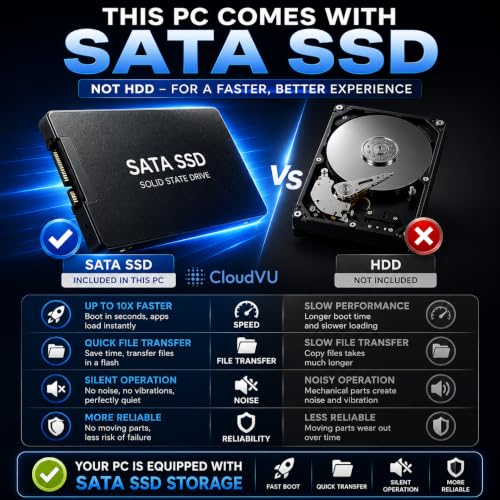 Image of Desktop PC | CPU Core i7 3.60Hz | 16GB RAM | 256GB SSD | 5G WiFi & Bluetooth | Type-C Port | Windows 11 Pro Licence & MS Office | GEN4 Computer (VX3-i7GEN4-16GB-256GB-SSD)
