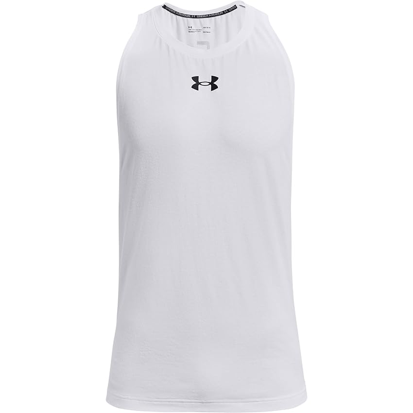 Under Armour Uomo UA Baseline Cotton Tank, Canotta Palestra Uomo, Canottiera Uomo Leggera e Traspirante, Canottiera Uomo Estiva e Sportiva