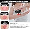LPQKCcY Ventouse Électrique, Ventouse à Vide avec 3 Cupping 12 Niveaux de Température/Aspiration Lumière Rouge Set de Ventouses Massage pour le Soulagement de la Douleur Détente #2