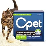 OPET Arena para Gatos de yuca, 18L- Arena Aglomerante para Gatos, Ingredientes Naturales, Libre de Polvo y fácil de Aglomerar, Control de Olores
