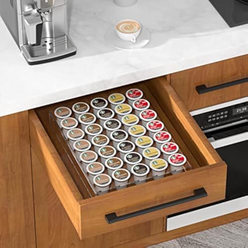 AITEE Acrylic K Cup Drawer Organizer (35-Capsule Capacity)