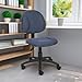 Boss Office Products B315-BE Perfect Posture Delux Fabric Task Chair Without Arms in Blue, 250