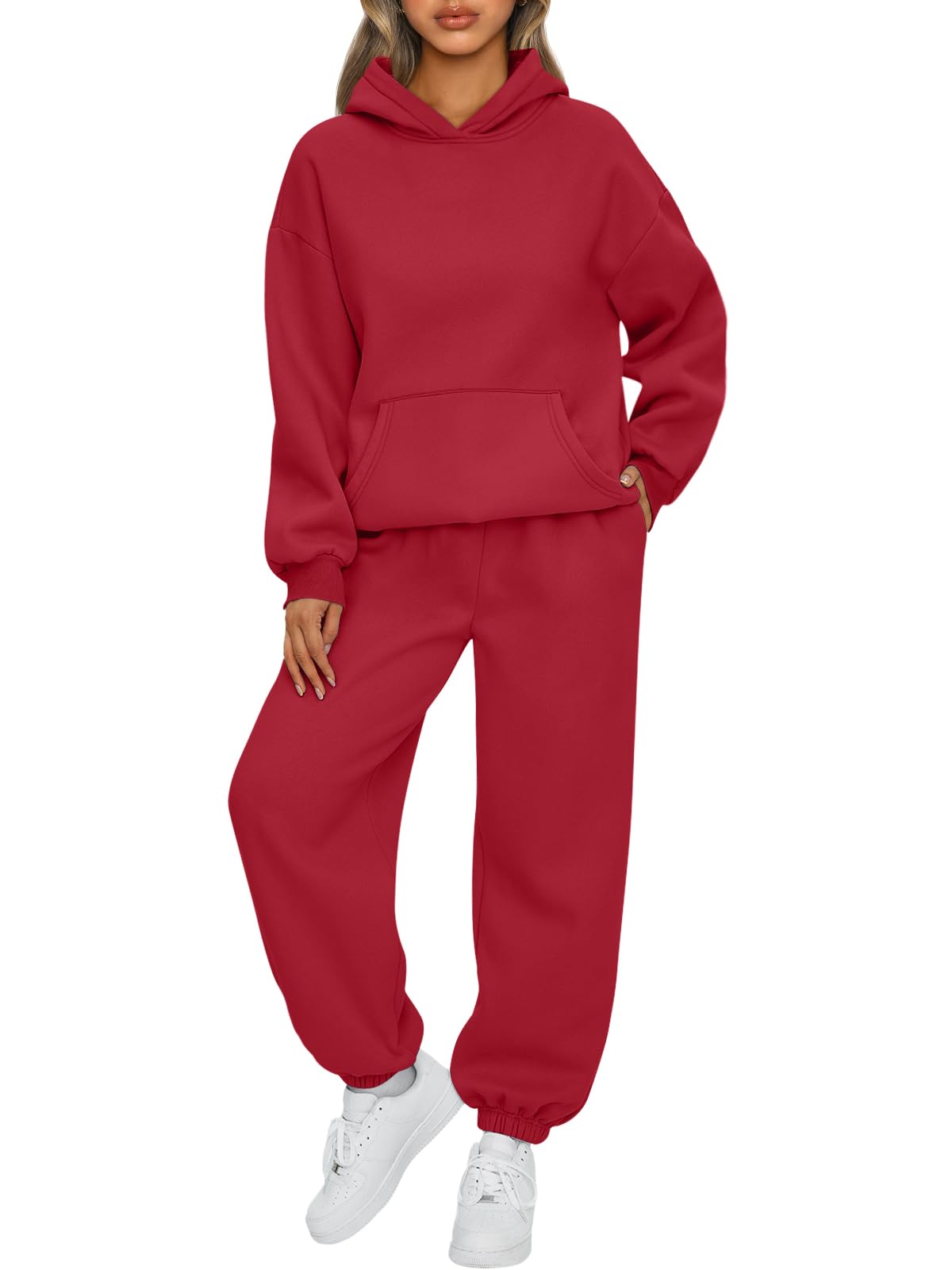 AUTOMET Womens 2 Piece Lounge Sweat Sets Fall Fashion Matching Sweatsuits