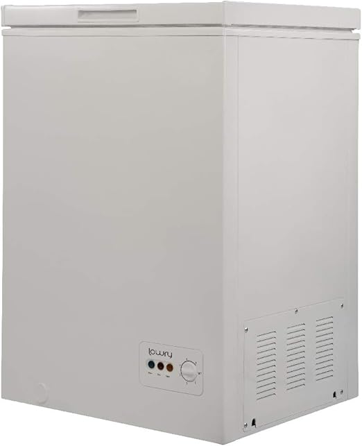 Lowry 99 Litre White Chest Freezer, Suitable for Outbuildings & Garages