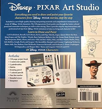 Paperback Disney - Pixar Art Studio - Learn to Draw Project Book & Kit Book