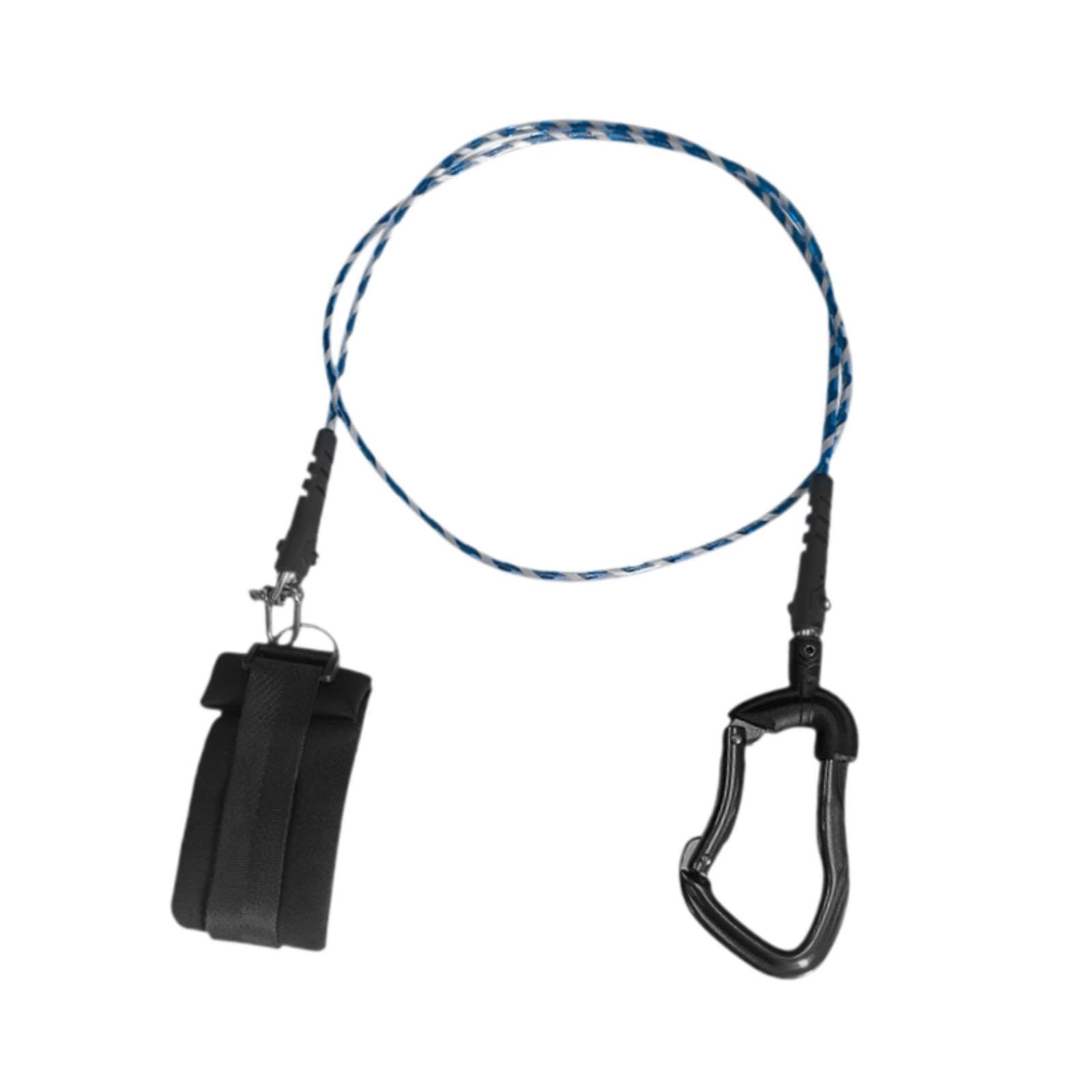 Cable de acero inoxidable anti-pérdida con correa de muñeca resistente para buceo 8