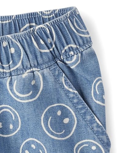 Image of The Children's Place Girls' Denim Pull on Shorts