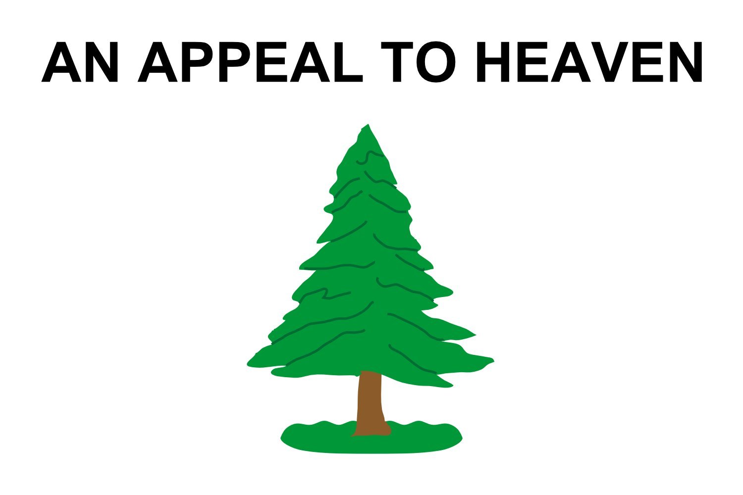 magFlags Raum-Fahne mit modernem verchromtem Fahnenständer und Marmor-Fuß | Flagge: An Appeal to Heaven | An Appeal to Heaven Flag also called the Pine Tree Flag 90x150cm | Höhe: 230c